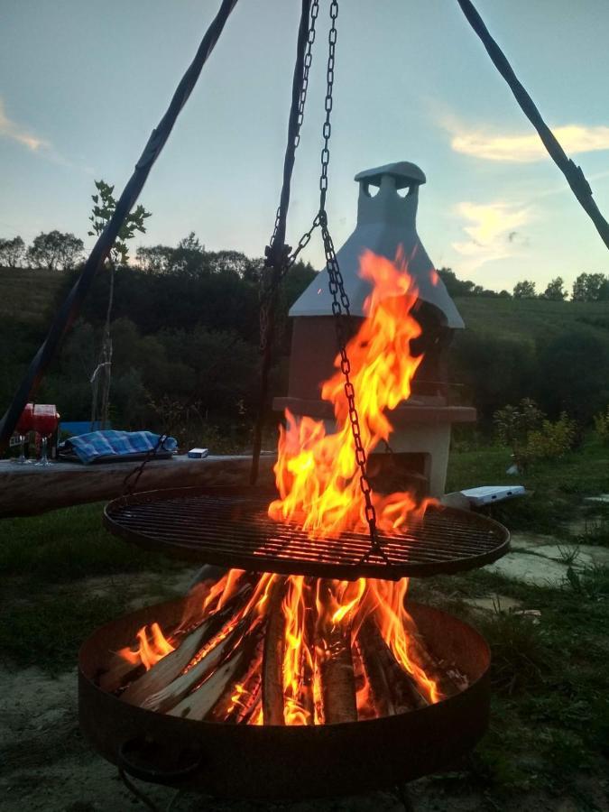 Domki W Bieszczadzkiej Dolinie Ustrzyki Dolne Bagian luar foto